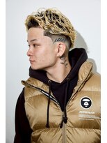 チルチェア 横浜(CHILL CHAIR)&nbsp;フェード×ルーズバックパーマ×ブリーチ <横浜/バーバー/床屋>