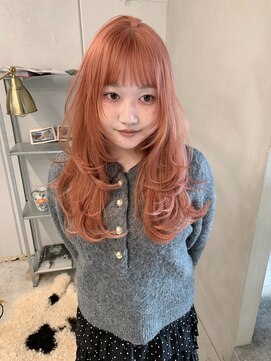フェブ(fev) 【fev_momo】layer cut/pink