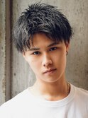 フリックパーマ/ツーブロックショート/韓国風マッシュ
