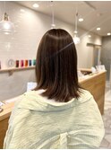 透明感シルバーアッシュ