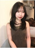 オリーブグレージュ 酸性ストレート