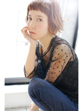 カシェ マエノヘタ(Cashe'e MAENOHETA) * マッシュショート × シアーピンク *