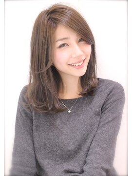 レンク(LENC) Coast.セミディ×ストレート×クリアアッシュ