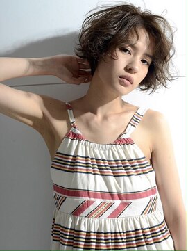 グルグル 下総中山店(GULGUL) グレーベージュ 伸ばしかけ小顔愛されショートヘア 下総中山