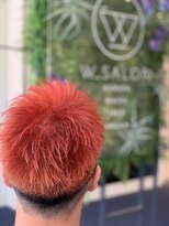 ダブル アンダーバー サロン(W_SALON) メンズレッドカラー♪♪