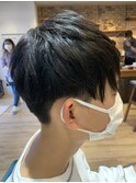 ツーブロマッシュショート