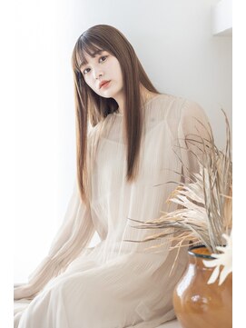 トティア 福島(Totia) 【Totia福島】透けバング×シースルーストレート