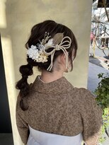 ゼスト フィーノ(ZEST fino)&nbsp;【ZEST立川 橋本姫奈】袴着付け×たまねぎヘアアレンジ