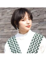アトリエ フェム(atelier.fem)&nbsp;atelier.fem暗髪もオシャレなショートボブ