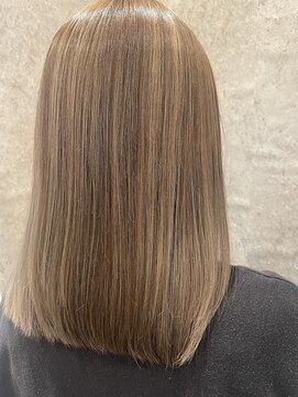 ガーデンエス 府中店(GARDENes) 【ハイライト】×【ベージュカラー】