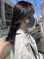 アナンダ(ananda)&nbsp;顔周りカットとパープルカラー