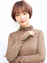 ヘアメイク フレンシア(hair make flencia)&nbsp;ピンクブラウンが可愛いショート