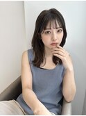 【エレン池袋】小顔カット×大人気くびれ外ハネミディ 似合わせ
