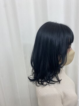イケハ(IKEHA) ダークブルー×ロング