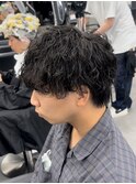 縦落ちパーマ60%