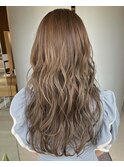 ハイライト×グレージュカラー