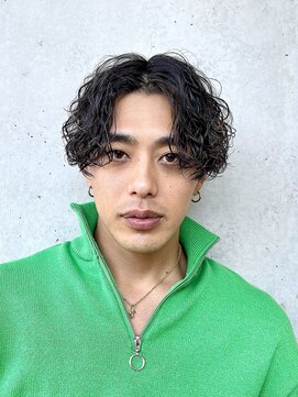 アソビ 表参道(ASOBI) 波巻きスパイラル　センターパート