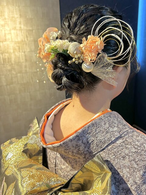 成人式　ヘアセット　辻堂