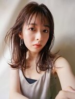 ディジョン(Dijon)&nbsp;韓国顔まわりレイヤーカットグレージュオリーブベージュブラウン