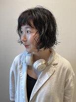 スタイル 茅ケ崎(STYLE)&nbsp;【ハクラ】ボブ パーマ ニュアンスパーマ ウェーブパーマ 黒髪