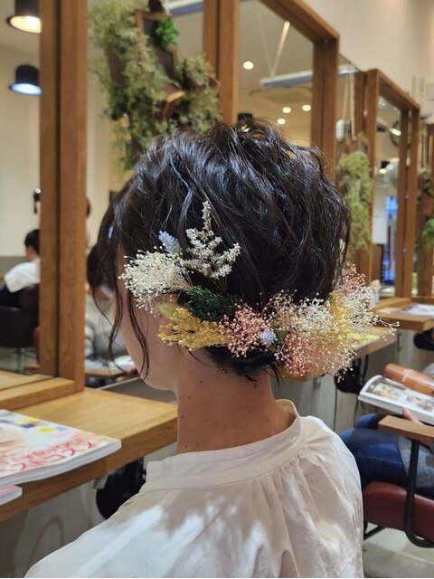 ショートヘア×ヘアアレンジ