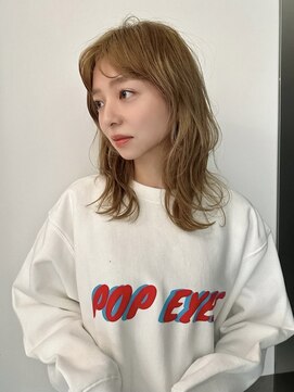 チャンチ(chanch) 大人可愛いカジュアルレイヤー/似合わせ小顔/ベージュカラー