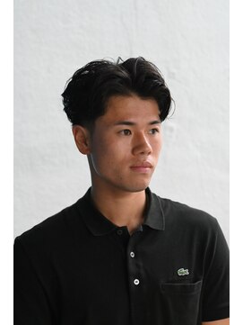 スレイ 西宮(SLAY) 波巻きハイライトアップバングツーブロックマッシュ