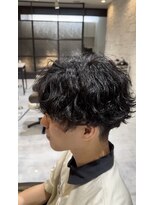 エル ブランシェ(Ailes Branches) 刈り上げマッシュに波巻きツイストスパイラルパーマ