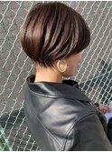 ショートカット×ひし形ショートボブ×前髪あり20代30代40代　a