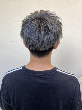 モリオ フロム ロンドン 成増店 【morio成増/一戸】ブリーチありブルーグレージュカラー