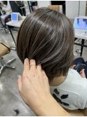 白髪ぼかしハイライトケアカラー池袋