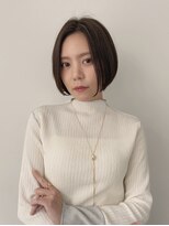 ●杉浦ウェーブミディアムメルティカラー×ブリーチなしボブ韓国