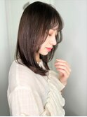 姫カットレイヤー黒髪小顔エアストレートp1越谷20代30代40代