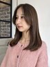 【年齢と共にパサつく髪に】カラー+コアミー毛髪診断トリートメント 
