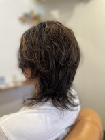 スノウ(snow)&nbsp;ウルフな白髪ぼかし