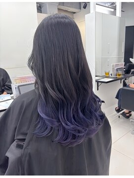 アライブ ハラジュク(ALIVE harajuku) 【ALIVE 夕貴】ブルーラベンダーグラデーションカラー