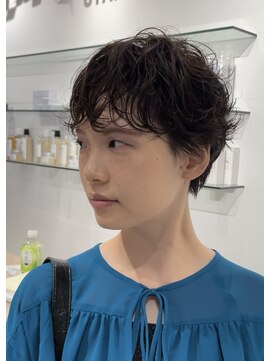 シアン 大須店(CYAN.) マッシュショート×ゆるふわパーマ