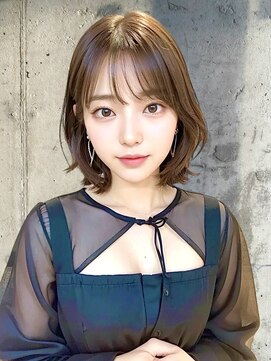 ウィールール 札幌店(WE RULE) 大人可愛い“柔らかシースルーミディボブ”