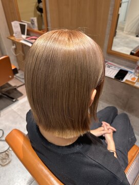 透明感！ハニーベージュカラー