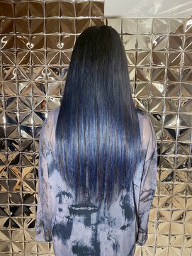 ラブスタシー 天神(LOVESTASY) エクステ/福岡/博多/ブルーハイライトカラー