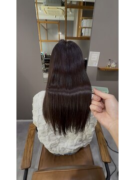ココデサロン ハナレ 浅草(cocode salon HANARE) ダークモカカラー×オージュアで叶える、思わず触れたくなる艶髪