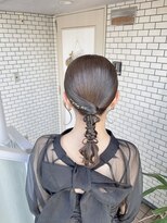 フェリーチェ(Felice)&nbsp;編みおろし タイトヘア お呼ばれヘア