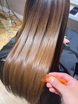 Lowa by avance.天王寺店【ロア バイ アヴァンス】【4月1日NEWOPEN(予定)】の写真/髪質改善ストレートでダメージレスにお悩み解消◎コスメ系薬剤使用＆保湿成分ヒアルロン酸配合で芯から潤う