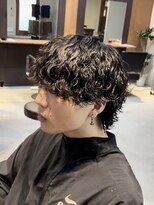 アトラクト バイ ラック 津田沼(Attract by LUCK) 波巻きウルフパーマ/津田沼/メンズパーマ/メンズ/メンズカット