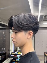 ニコトウキョウ 新宿(nico TOKYO) テーパーフェードニュアンスパーマ刈り上げセンターパートメンズ