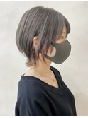 ショートウルフレイヤーカットハッシュカットカラー11担当岩崎