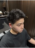 テーパーフェード スパイキーショート