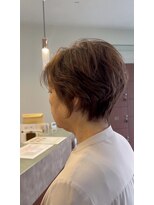 アース コアフュールボーテ 北小金店(EARTH coiffure beaute)&nbsp;くせ毛を活かした大人ショートスタイル