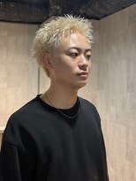 ラング(WRANG)&nbsp;スパイキーショート/メンズヘア/ブリーチカラー/