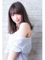 ヘアーアートシフォン 池袋西口店(Hair art chiffon)&nbsp;耳かけ小顔オリーブカラーハイライトカラーセミウェットウェーブ